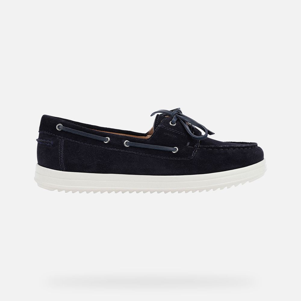 Geox Bayan Loafers Lacivert - Genova - NQA-142678